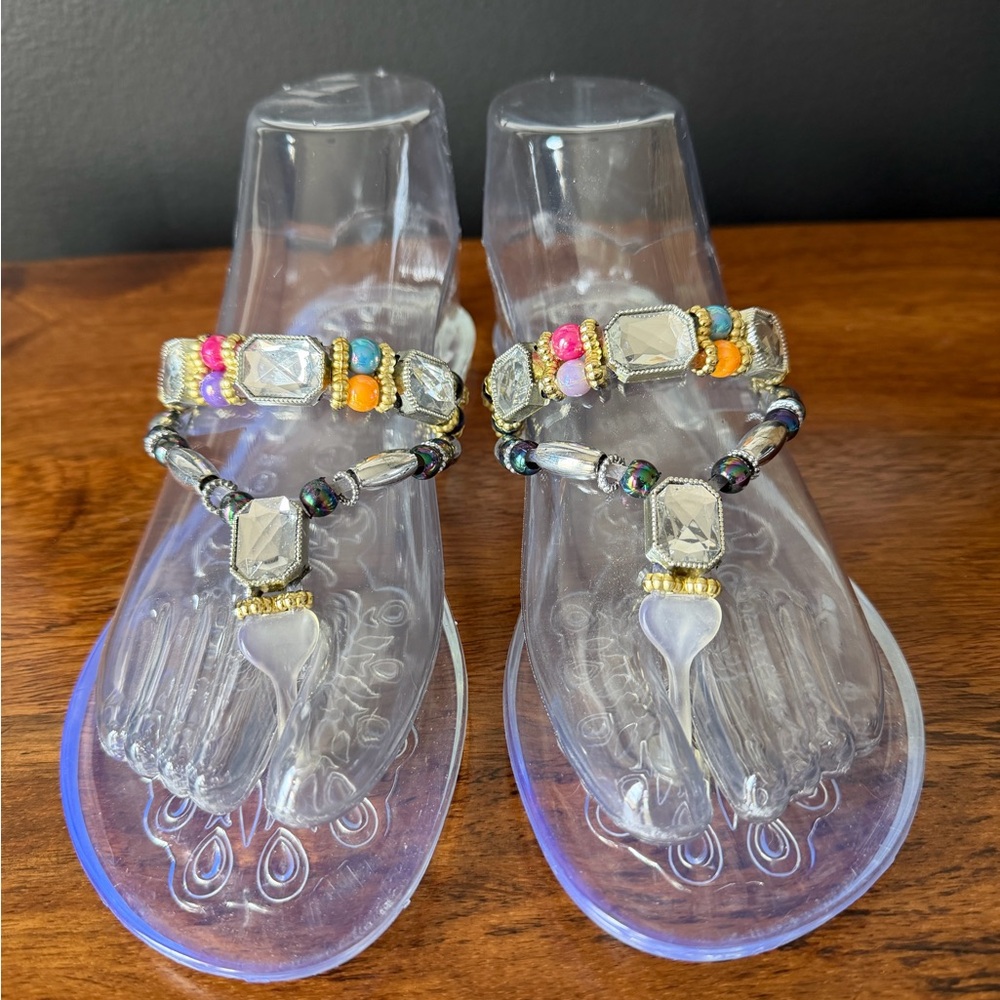 Lovely People Beaded Women's Sandals - Multicolor